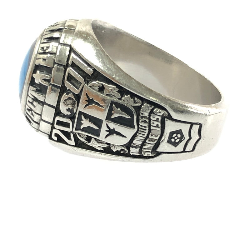 【中古品】【メンズ】 JOSTENS ジャスティンズ LTM 2001 STONE COLLEGE RING LTM刻印 2001年 ストーン カレッジ リング 指輪 アクセサリー 192-260629-ty-09-tagh カラー：シルバー 万代Net店