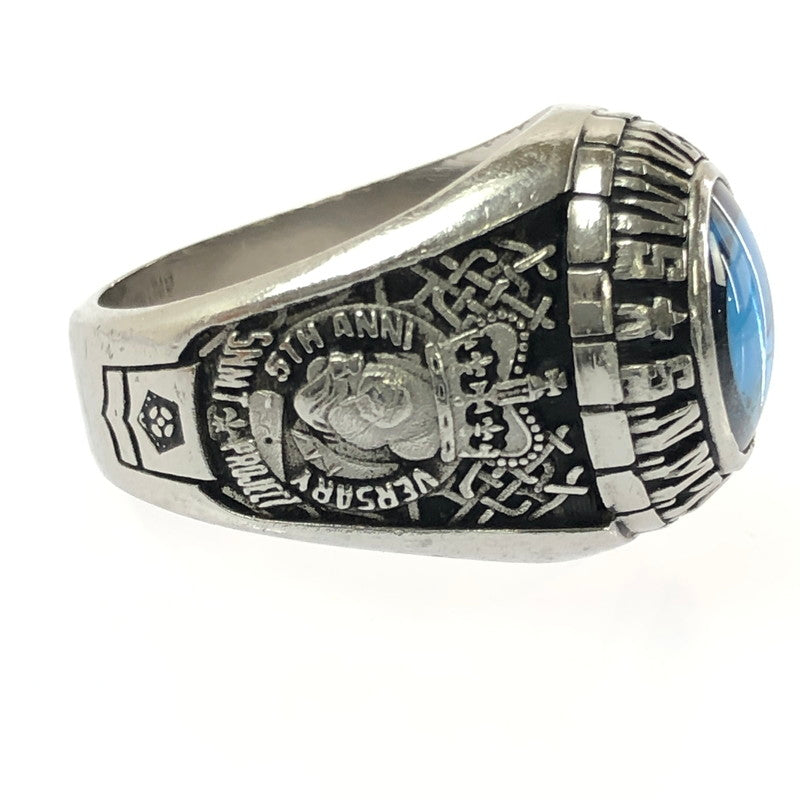 【中古品】【メンズ】 JOSTENS ジャスティンズ LTM 2001 STONE COLLEGE RING LTM刻印 2001年 ストーン カレッジ リング 指輪 アクセサリー 192-260629-ty-09-tagh カラー：シルバー 万代Net店