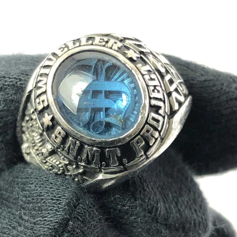 【中古品】【メンズ】 JOSTENS ジャスティンズ LTM 2001 STONE COLLEGE RING LTM刻印 2001年 ストーン カレッジ リング 指輪 アクセサリー 192-260629-ty-09-tagh カラー：シルバー 万代Net店
