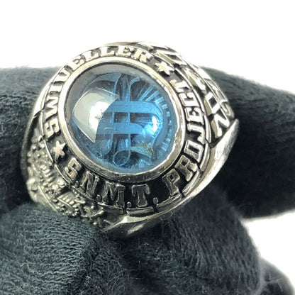 【中古品】【メンズ】 JOSTENS ジャスティンズ LTM 2001 STONE COLLEGE RING LTM刻印 2001年 ストーン カレッジ リング 指輪 アクセサリー 192-260629-ty-09-tagh カラー：シルバー 万代Net店