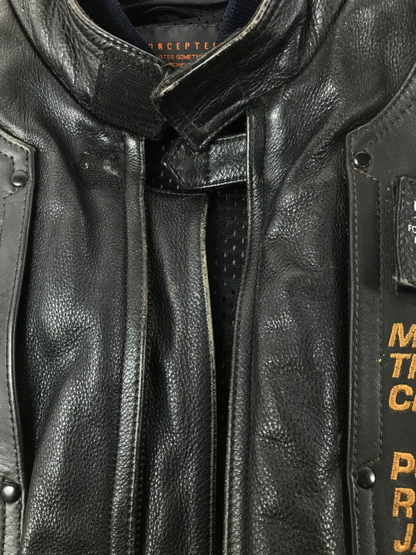 【中古品】【メンズ】 KADOYA カドヤ NEW CONCEPTER LEATHER RIDERS JACKET P-RJ2001 ニューコンセプター レザーライダースジャケット 韓国製 アウター 145-260703-YY-15-tagh サイズ：3L カラー：ブラック 万代Net店
