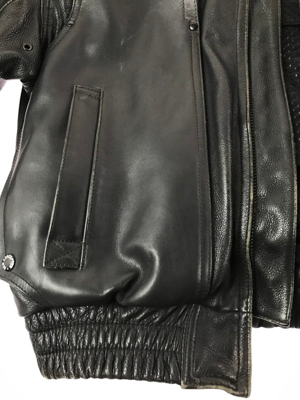 【中古品】【メンズ】 KADOYA カドヤ NEW CONCEPTER LEATHER RIDERS JACKET P-RJ2001 ニューコンセプター レザーライダースジャケット 韓国製 アウター 145-260703-YY-15-tagh サイズ：3L カラー：ブラック 万代Net店