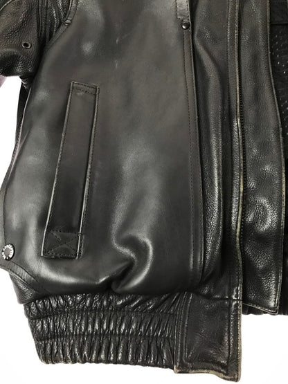 【中古品】【メンズ】 KADOYA カドヤ NEW CONCEPTER LEATHER RIDERS JACKET P-RJ2001 ニューコンセプター レザーライダースジャケット 韓国製 アウター 145-260703-YY-15-tagh サイズ：3L カラー：ブラック 万代Net店