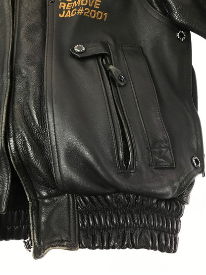 【中古品】【メンズ】 KADOYA カドヤ NEW CONCEPTER LEATHER RIDERS JACKET P-RJ2001 ニューコンセプター レザーライダースジャケット 韓国製 アウター 145-260703-YY-15-tagh サイズ：3L カラー：ブラック 万代Net店