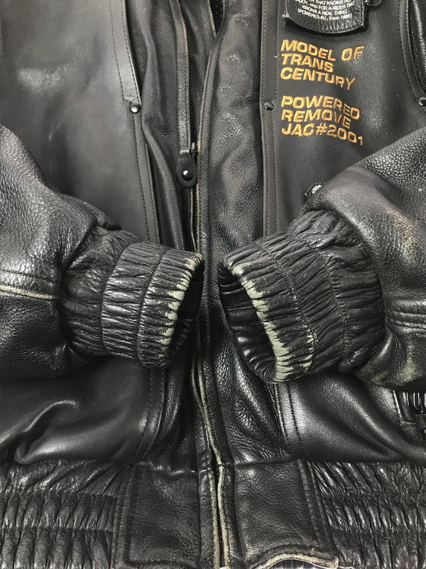 【中古品】【メンズ】 KADOYA カドヤ NEW CONCEPTER LEATHER RIDERS JACKET P-RJ2001 ニューコンセプター レザーライダースジャケット 韓国製 アウター 145-260703-YY-15-tagh サイズ：3L カラー：ブラック 万代Net店