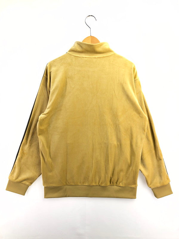 【中古品】【メンズ】 ADIDAS アディダス VELOUR TRACK JACKET ベロア トラック ジャケット ライトアウター 148-260702-rt-19-tag サイズ：XS カラー：イエロー系 万代Net店