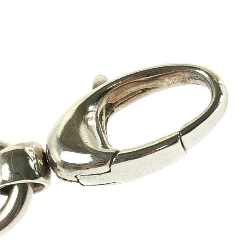 【中古品】【レディース】 GUCCI グッチ LOGO PLATE CHAIN BRACELET ロゴ プレート チェーン ブレスレット アクセサリー 182-260701-na-18-tagh サイズ：17 カラー：シルバー 万代Net店