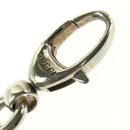 【中古品】【レディース】 GUCCI グッチ LOGO PLATE CHAIN BRACELET ロゴ プレート チェーン ブレスレット アクセサリー 182-260701-na-18-tagh サイズ：17 カラー：シルバー 万代Net店