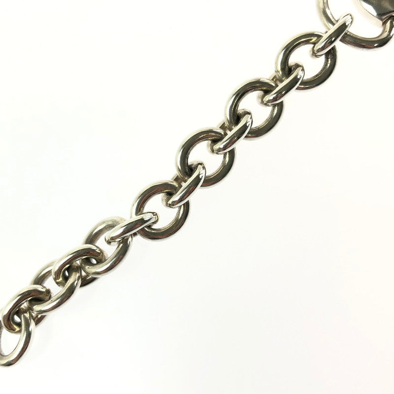 【中古品】【レディース】 GUCCI グッチ LOGO PLATE CHAIN BRACELET ロゴ プレート チェーン ブレスレット アクセサリー 182-260701-na-18-tagh サイズ：17 カラー：シルバー 万代Net店