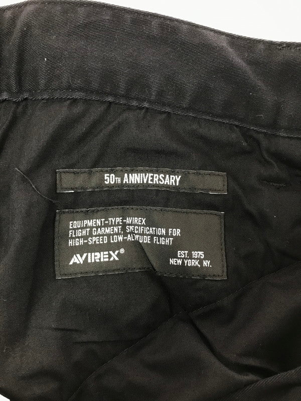 【中古品】【メンズ】 AVIREX アヴィレックス CARGO PANTS BLACK 783-5210026 カーゴパンツ ボトムス 156-260827-rt-18-tagh サイズ：M カラー：ブラック 万代Net店