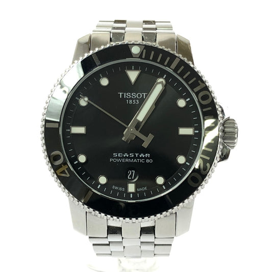 【中古品】【メンズ】 TISSOT ティソ SEASTAR 1000 T120407A シースター オートマティック 腕時計 197-260701-na-12-tagh カラー：シルバー 万代Net店