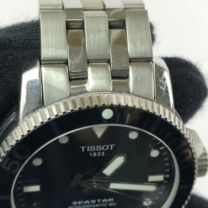 【中古品】【メンズ】 TISSOT ティソ SEASTAR 1000 T120407A シースター オートマティック 腕時計 197-260701-na-12-tagh カラー：シルバー 万代Net店
