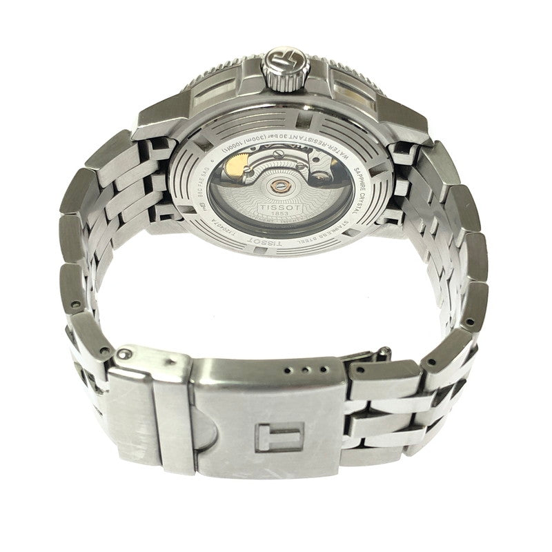 【中古品】【メンズ】 TISSOT ティソ SEASTAR 1000 T120407A シースター オートマティック 腕時計 197-260701-na-12-tagh カラー：シルバー 万代Net店