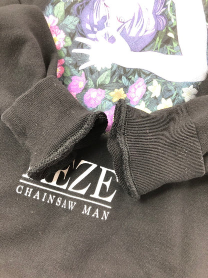 【中古品】【メンズ】 GLAMB グラム × チェンソーマン レゼ篇 HOODIE パーカー トップス 142-260702-rt-17-tag サイズ：L カラー：ブラック 万代Net店