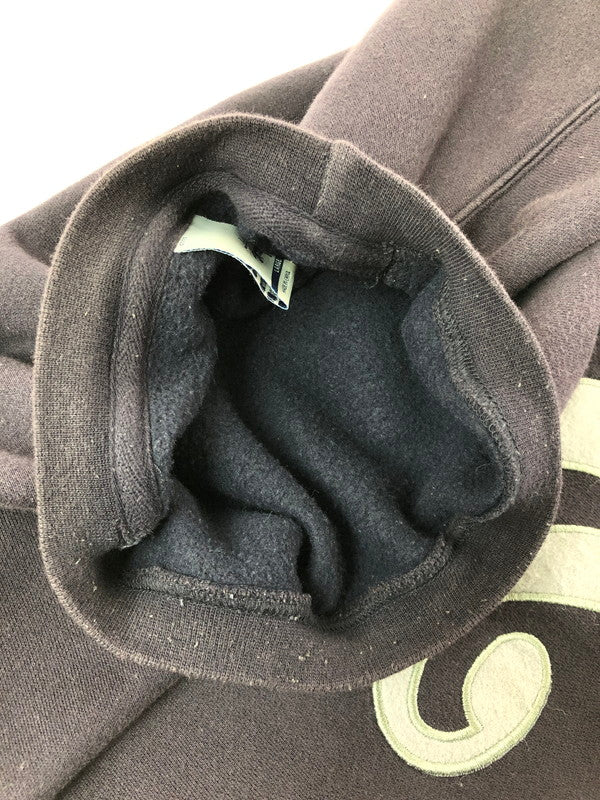 【中古品】【メンズ】 OLD STUSSY オールド ステューシー 00's OLD ENGLISH S LOGO SWEATSHIRT 2000年代 オールド イングリッシュ ロゴ スウェットシャツ 銀タグ トレーナー 142-260702-rt-14-tag サイズ：L カラー：ネイビー 万代Net店