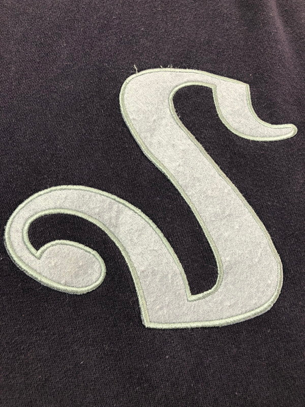 【中古品】【メンズ】 OLD STUSSY オールド ステューシー 00's OLD ENGLISH S LOGO SWEATSHIRT 2000年代 オールド イングリッシュ ロゴ スウェットシャツ 銀タグ トレーナー 142-260702-rt-14-tag サイズ：L カラー：ネイビー 万代Net店