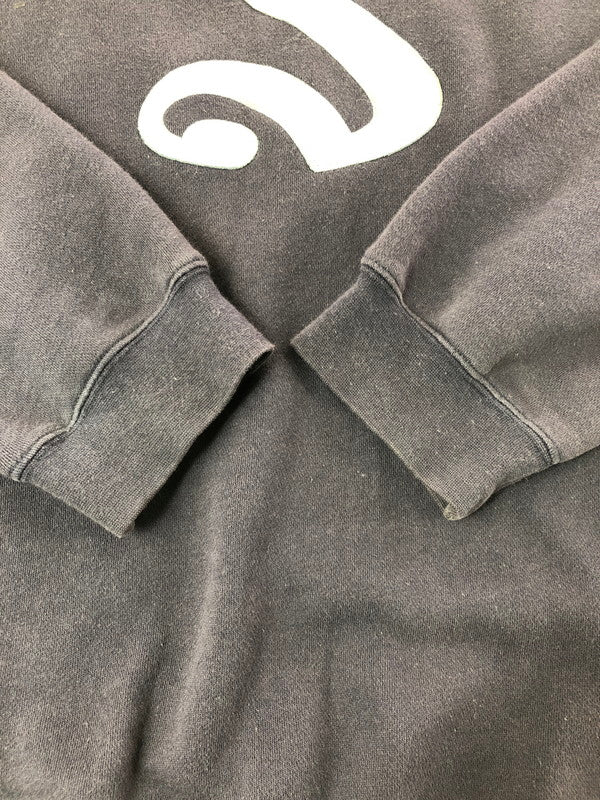 【中古品】【メンズ】 OLD STUSSY オールド ステューシー 00's OLD ENGLISH S LOGO SWEATSHIRT 2000年代 オールド イングリッシュ ロゴ スウェットシャツ 銀タグ トレーナー 142-260702-rt-14-tag サイズ：L カラー：ネイビー 万代Net店