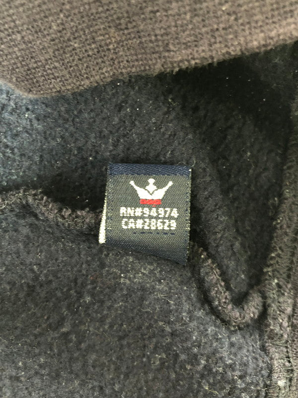 【中古品】【メンズ】 OLD STUSSY オールド ステューシー 00's OLD ENGLISH S LOGO SWEATSHIRT 2000年代 オールド イングリッシュ ロゴ スウェットシャツ 銀タグ トレーナー 142-260702-rt-14-tag サイズ：L カラー：ネイビー 万代Net店