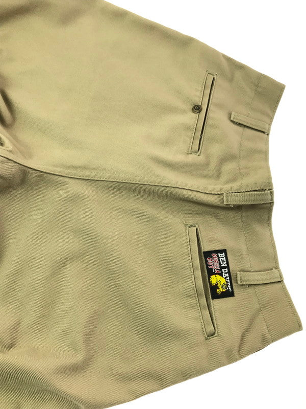 【中古美品】【メンズ】 BEN DAVIS ベンデイビス GORILLA CUT WORK PANTS 675 ゴリラカット ワークパンツ メキシコ製 ボトムス 157-260703-YY-18-tagh サイズ：34 カラー：ベージュ 万代Net店