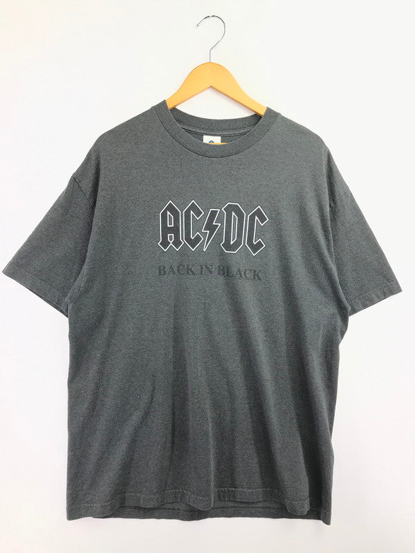 【中古品】【メンズ】 ACDC エールシーディーシー ALSTYLE APPAREL&ACTIVEWEAR BACK IN BLACK BAND T-SHIRT GRAY タグ メキシコ製 半袖Tシャツ 146-260818-rt-44-tag カラー：グレー 万代Net店