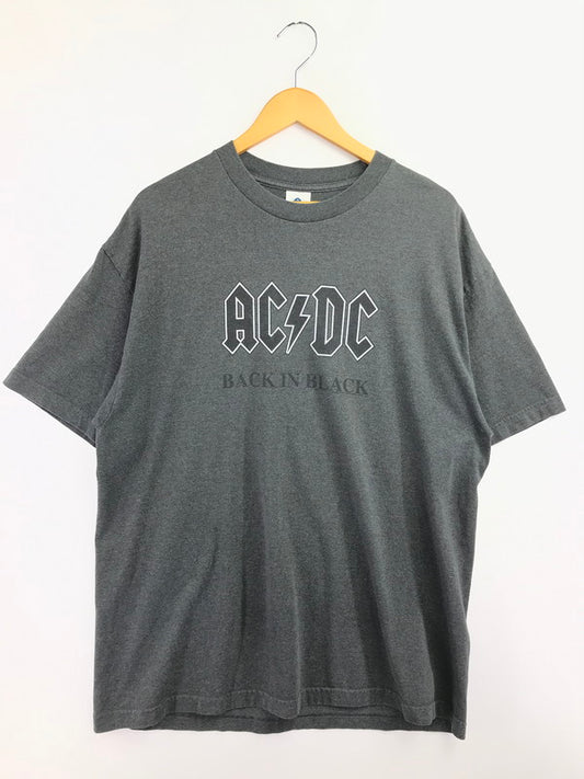 【中古品】【メンズ】 ACDC エールシーディーシー ALSTYLE APPAREL&ACTIVEWEAR BACK IN BLACK BAND T-SHIRT GRAY タグ メキシコ製 半袖Tシャツ 146-260818-rt-44-tag カラー：グレー 万代Net店