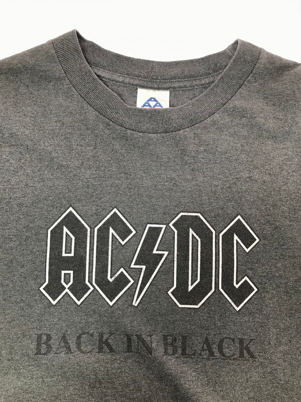 【中古品】【メンズ】 ACDC エールシーディーシー ALSTYLE APPAREL&ACTIVEWEAR BACK IN BLACK BAND T-SHIRT GRAY タグ メキシコ製 半袖Tシャツ 146-260818-rt-44-tag カラー：グレー 万代Net店