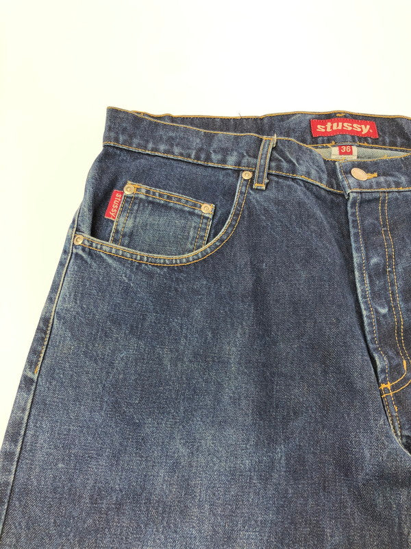 【中古品】【メンズ】 OLD STUSSY オールド ステューシー 90's DENIM PANTS 90年代 デニム パンツ USA製 赤タグ ジーンズ 153-260702-rt-06-tag サイズ：36 カラー：インディゴ 万代Net店