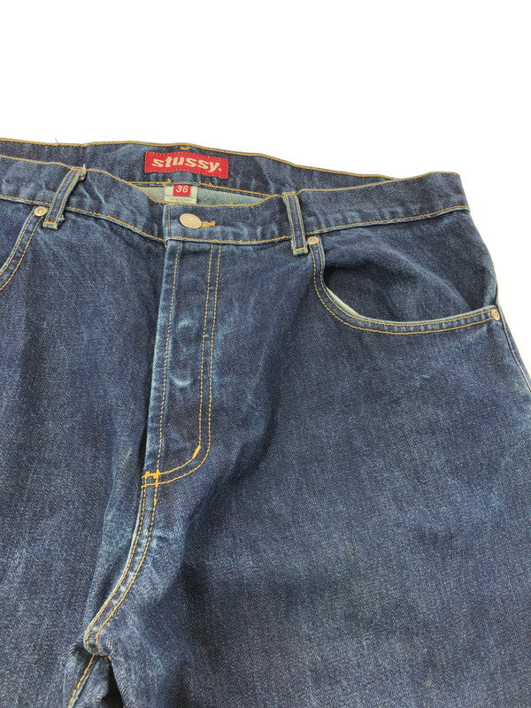【中古品】【メンズ】 OLD STUSSY オールド ステューシー 90's DENIM PANTS 90年代 デニム パンツ USA製 赤タグ ジーンズ 153-260702-rt-06-tag サイズ：36 カラー：インディゴ 万代Net店