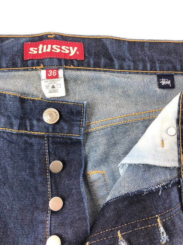 【中古品】【メンズ】 OLD STUSSY オールド ステューシー 90's DENIM PANTS 90年代 デニム パンツ USA製 赤タグ ジーンズ 153-260702-rt-06-tag サイズ：36 カラー：インディゴ 万代Net店