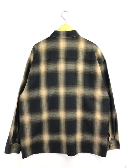 【中古品】【メンズ】 CAL TOP キャル トップ L/S OMBRE CHECK SHIRT ロングスリーブ オンブレ チェック シャツ 長袖シャツ USA製 トップス 146-260820-rt-09-tag サイズ：3XL カラー：ブラウン 万代Net店