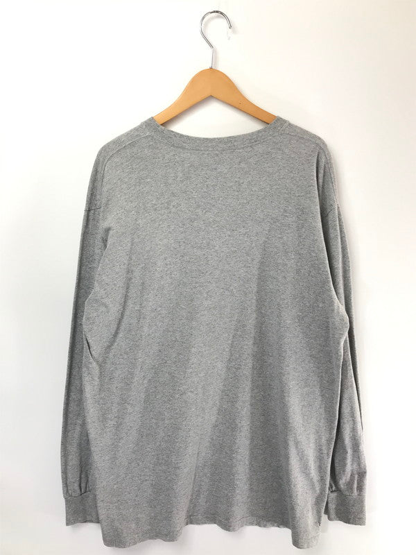 【中古品】【メンズ】 SUPREME シュプリーム 17AW ARABIC LOGO L/S TEE アラビック ロゴ ロング スリーブ Tシャツ 長袖Tシャツ トップス 149-260701-rt-06-tag サイズ：L カラー：グレー 万代Net店