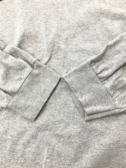 【中古品】【メンズ】 SUPREME シュプリーム 17AW ARABIC LOGO L/S TEE アラビック ロゴ ロング スリーブ Tシャツ 長袖Tシャツ トップス 149-260701-rt-06-tag サイズ：L カラー：グレー 万代Net店