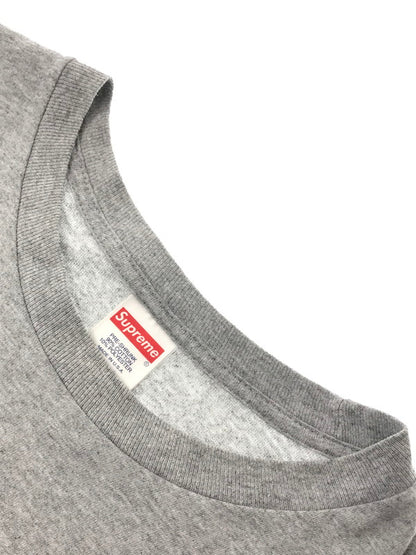 【中古品】【メンズ】 SUPREME シュプリーム 17AW ARABIC LOGO L/S TEE アラビック ロゴ ロング スリーブ Tシャツ 長袖Tシャツ トップス 149-260701-rt-06-tag サイズ：L カラー：グレー 万代Net店