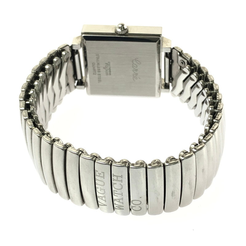 【中古品】【メンズ】 VAGUE WATCH CO. ヴァーグ ウォッチ カンパニー CARRE EXTENSION CR-L-003-SS-SE カレ エクステンション クォーツ 腕時計 197-260701-na-13-tagh カラー：シルバー 万代Net店