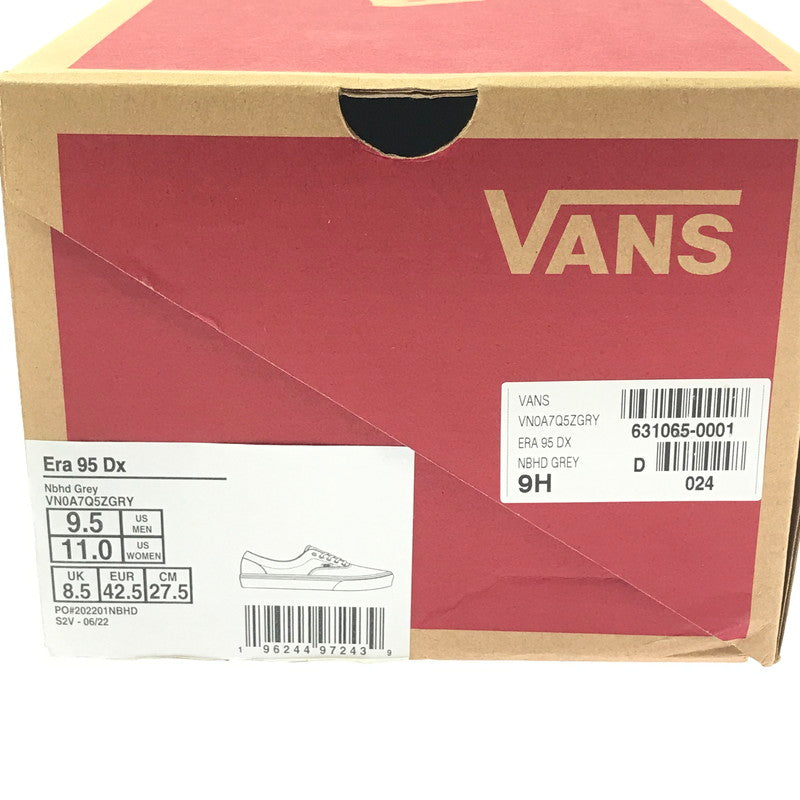 【中古品】【メンズ】 VANS バンズ × NEIGHBORHOOD ネイバーフッド ERA 95 DX VN0A7Q5ZGRY エラ スニーカー 靴 162-260706-na-09-tagh サイズ：27.5cm US 9.5 カラー：GREY 万代Net店