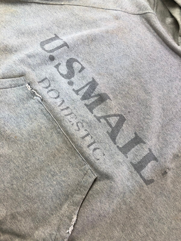 【現状渡し品】【メンズ】 LAID BACK レイド バック LOGO SWEAT HOODIE ヴィンテージ加工 ロゴ スウェット フーディー パーカー 142-260702-rt-16-tag サイズ：2 カラー：ベージュ 万代Net店
