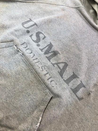【現状渡し品】【メンズ】 LAID BACK レイド バック LOGO SWEAT HOODIE ヴィンテージ加工 ロゴ スウェット フーディー パーカー 142-260702-rt-16-tag サイズ：2 カラー：ベージュ 万代Net店