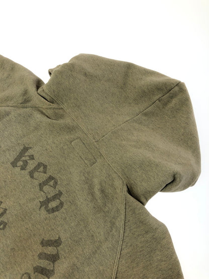 【現状渡し品】【メンズ】 LAID BACK レイド バック LOGO SWEAT HOODIE ヴィンテージ加工 ロゴ スウェット フーディー パーカー 142-260702-rt-16-tag サイズ：2 カラー：ベージュ 万代Net店