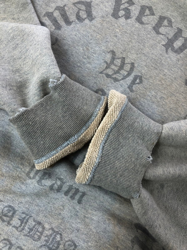 【現状渡し品】【メンズ】 LAID BACK レイド バック LOGO SWEAT HOODIE ヴィンテージ加工 ロゴ スウェット フーディー パーカー 142-260702-rt-16-tag サイズ：2 カラー：ベージュ 万代Net店