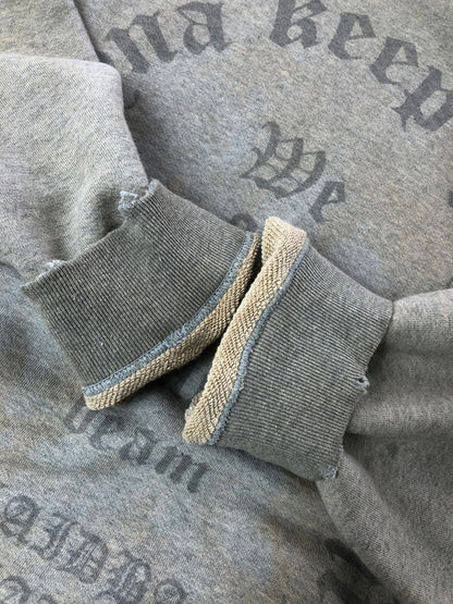 【現状渡し品】【メンズ】 LAID BACK レイド バック LOGO SWEAT HOODIE ヴィンテージ加工 ロゴ スウェット フーディー パーカー 142-260702-rt-16-tag サイズ：2 カラー：ベージュ 万代Net店