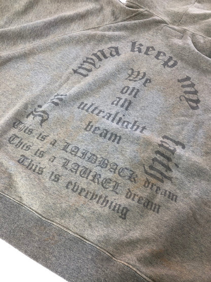 【現状渡し品】【メンズ】 LAID BACK レイド バック LOGO SWEAT HOODIE ヴィンテージ加工 ロゴ スウェット フーディー パーカー 142-260702-rt-16-tag サイズ：2 カラー：ベージュ 万代Net店