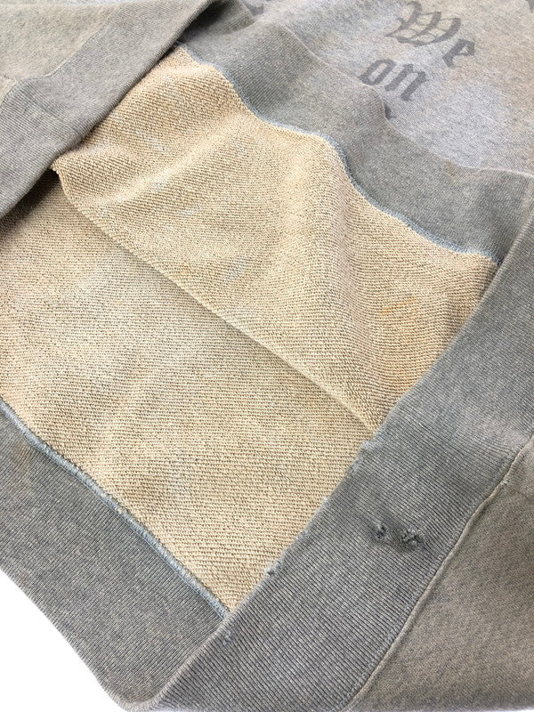 【現状渡し品】【メンズ】 LAID BACK レイド バック LOGO SWEAT HOODIE ヴィンテージ加工 ロゴ スウェット フーディー パーカー 142-260702-rt-16-tag サイズ：2 カラー：ベージュ 万代Net店