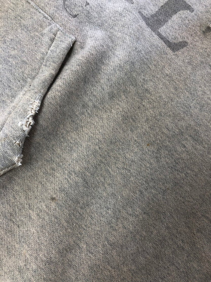 【現状渡し品】【メンズ】 LAID BACK レイド バック LOGO SWEAT HOODIE ヴィンテージ加工 ロゴ スウェット フーディー パーカー 142-260702-rt-16-tag サイズ：2 カラー：ベージュ 万代Net店