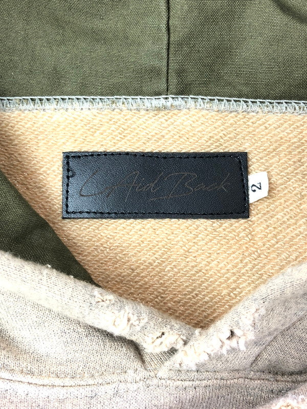 【現状渡し品】【メンズ】 LAID BACK レイド バック LOGO SWEAT HOODIE ヴィンテージ加工 ロゴ スウェット フーディー パーカー 142-260702-rt-16-tag サイズ：2 カラー：ベージュ 万代Net店