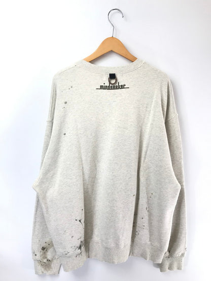 【中古品】【メンズ】 MINDSEEKER マインドシーカー × ICECREAM アイスクリーム RUNNING DOG SWEATSHIRT ICJP215SK002 ランニング ドッグ スウェットシャツ トレーナー 142-260711-na-12-tagh サイズ：L カラー：グレー 万代Net店