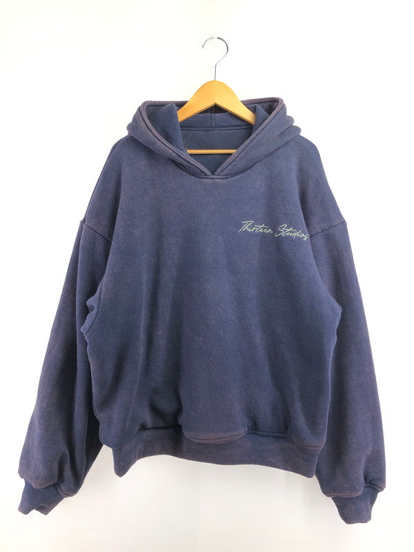 【現状渡し品】【メンズ】 THIRTEEN STUDIOS サーティーン スタジオ DOUBLE LAYER REVERSIBLE HOODIE ダブル れいたー リバーシブル フーディー パーカー 142-260702-rt-15-tag サイズ：XL カラー：ネイビー 万代Net店