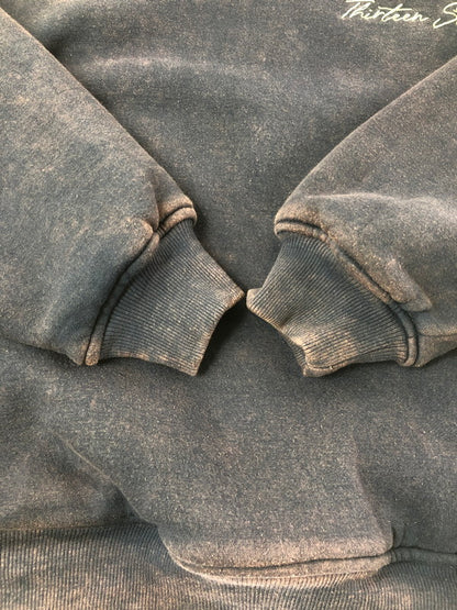 【現状渡し品】【メンズ】 THIRTEEN STUDIOS サーティーン スタジオ DOUBLE LAYER REVERSIBLE HOODIE ダブル れいたー リバーシブル フーディー パーカー 142-260702-rt-15-tag サイズ：XL カラー：ネイビー 万代Net店