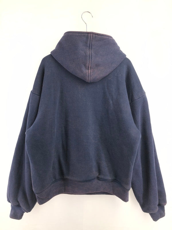 【現状渡し品】【メンズ】 THIRTEEN STUDIOS サーティーン スタジオ DOUBLE LAYER REVERSIBLE HOODIE ダブル れいたー リバーシブル フーディー パーカー 142-260702-rt-15-tag サイズ：XL カラー：ネイビー 万代Net店