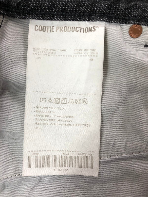 【中古品】【メンズ】 COOTIE PRODUCTIONS クーティー 12.5OZ DENIM 5 POCKET EXTRA BAGGY PANTS CTE-26S113 デニム 5ポケット バギー パンツ ボトムス 153-260702-rt-05-tag サイズ：SMALL カラー：インディゴ 万代Net店
