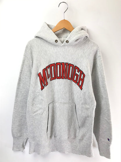 【中古品】【メンズ】 CHAMPION チャンピオン 90's REVERSE WEAVE MCDONOGH HOODIE リバース ウィーブ プリント パーカー トップス 146-260704-rt-01-tag サイズ：L カラー：グレー 万代Net店